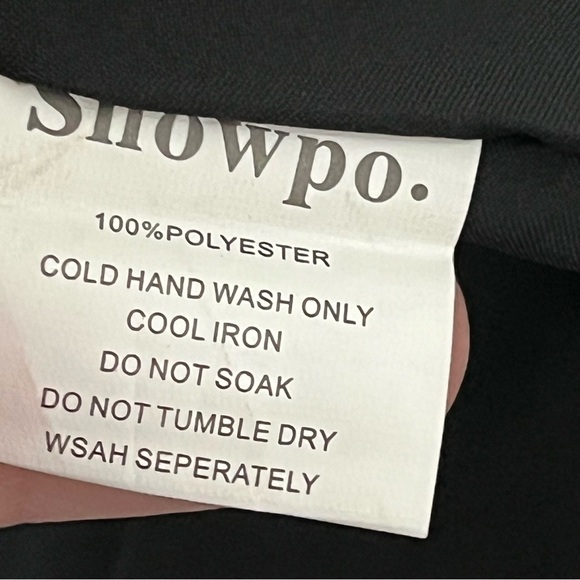 Showpo US4 Dangerous Woman Black Maxi Dressbell sleeve witch sexy goth 0864 - Picture 11 of 15